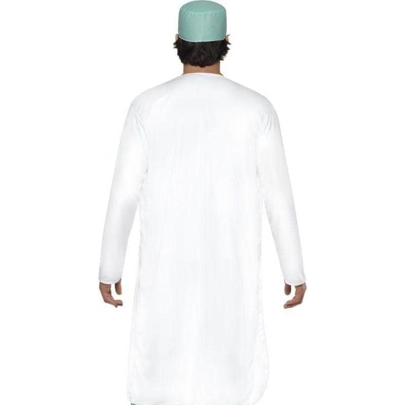 Doctor Costume Adult White Blue_2 sm-39482M