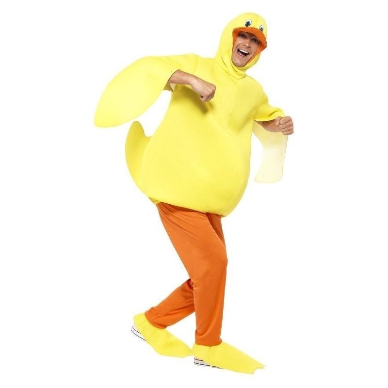 Duck Costume with Bodysuit Trousers Adult Yellow 2 MAD Fancy Dress