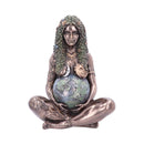 Ethereal Mother Earth Gaia Art Statue Bronze Figurine 30cm