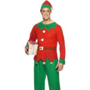 Elf Costume Adult Red Green_1 sm-26025L