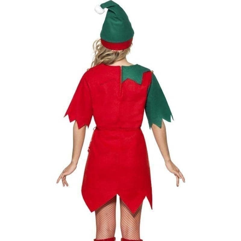 Elf Costume Adult Red Green_2 sm-21474L