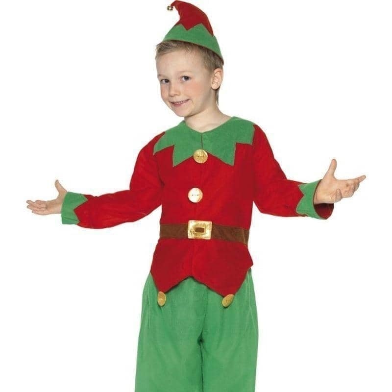 Elf Costume Kids Red Green_1 sm-24507L