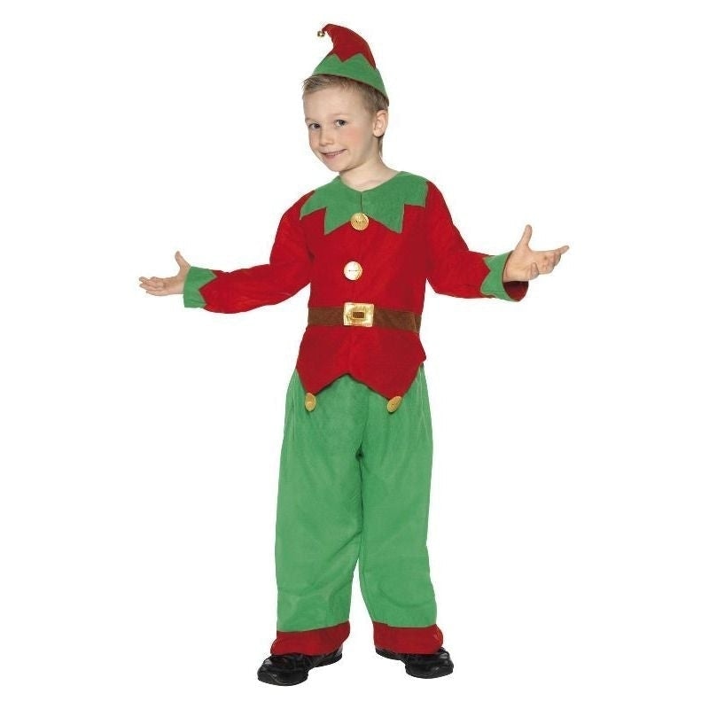 Elf Costume Kids Red Green_4 