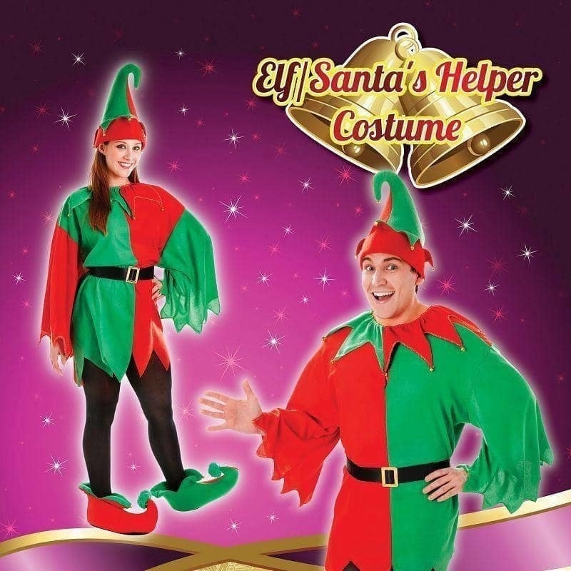 Elf Santa Helper Adult Costume Unisex_4 
