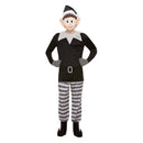 Elves Behavin Badly Bad Elf Costume Grey & Black_1 sm-52245L