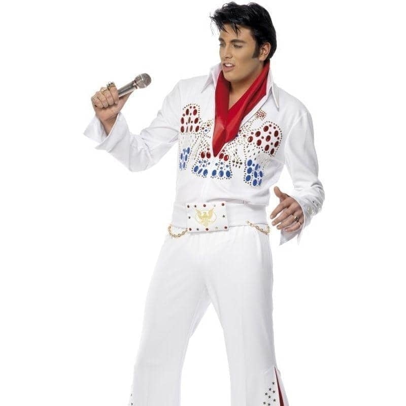 Elvis American Eagle Costume Adult White_1 sm-36101M