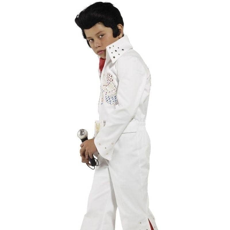 Elvis Costume Kids White Red_1 sm-36104L