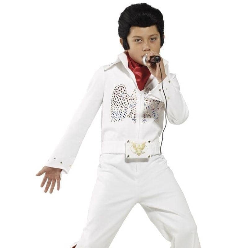 Elvis Costume Kids White Red_2 sm-36104M