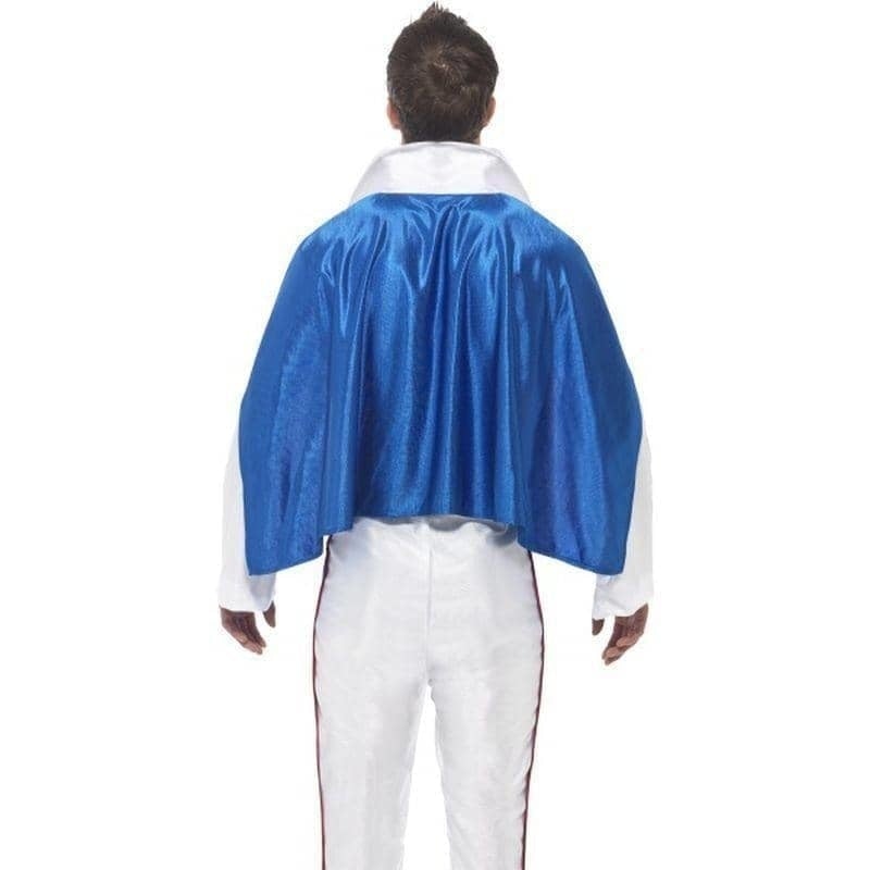 Evel Knievel Daredevil Costume Adult White Blue 4 MAD Fancy Dress