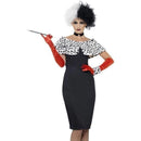 Evil Madame Costume Adult Black White_1 sm-32806X1