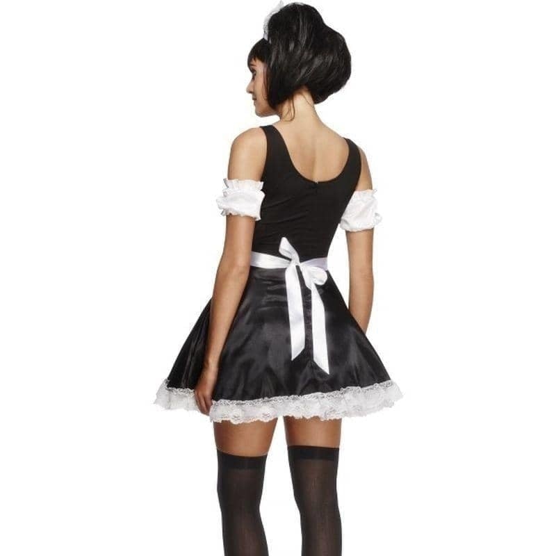 Fever Flirty French Maid Costume Adult Black White_2 sm-31212S