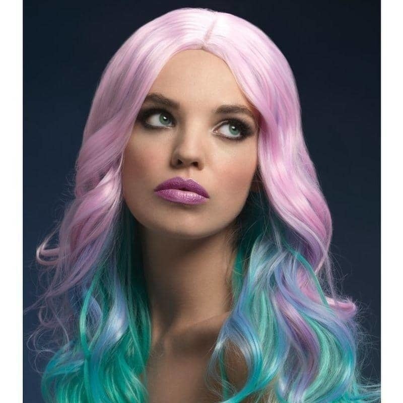 Fever Khloe Wig Adult Rainbow_1 sm-43532