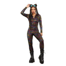 Fever Miss Whiplash Geometric Print Catsuit_1 sm-61998M