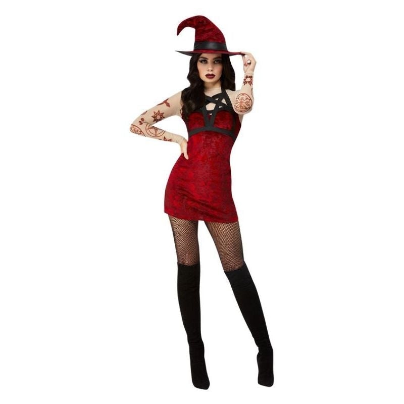 Fever Satanic Witch Costume Red_1 sm-11956M