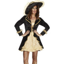Fever Swashbuckler Costume Adult Black Gold_1 sm-27072M