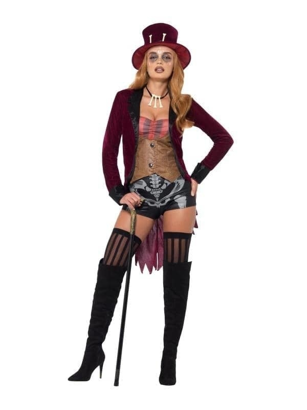 Fever Voodoo Costume Adult Black Red_1 sm-44760M