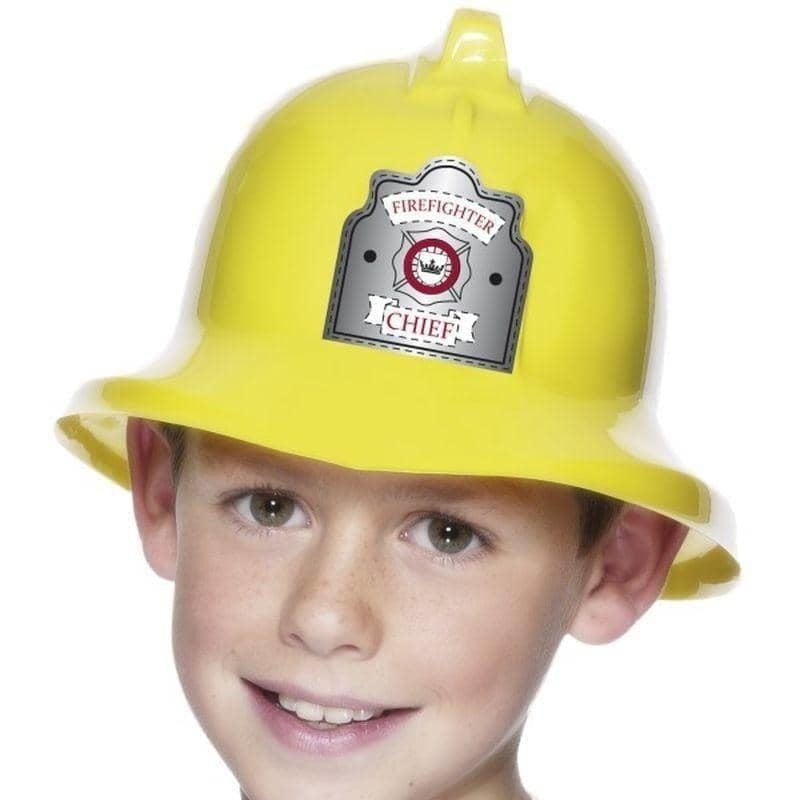 Fireman Hat Kids Yellow_1 sm-26116