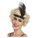 Flapper Headband Adult Black_2 