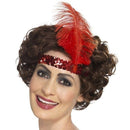 Flapper Headband Adult Red_1 sm-44663