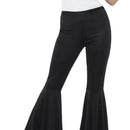 Flared Trousers Ladies Adult Black_1 sm-21465ml