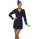 Flight Attendant Costume Adult Blue_1 sm-28879M