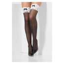 French Maid Hold Ups Adult Black_2 