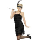 Fringe Flapper Costume Adult Black_1 sm-33451M