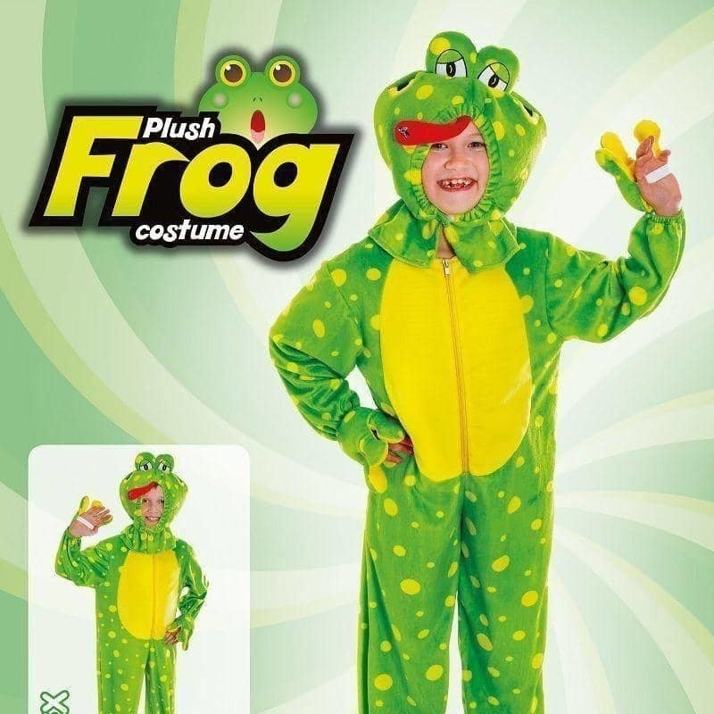 Frog Plush With Head 128cm Childrens Costume Unisex_2 