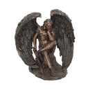 Bronzed Lucifer The Fallen Angel Religious Figurine 16.5cm