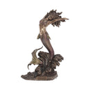 Yemaya Goddess of Water Figurine Bronze Mermaid Ocean Ornament 27cm