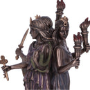 Hecate Goddess of Magic Figurine Triple Ornament 21cm 6
