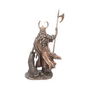 Bronzed Loki Norse Trickster God Figurine 35cm 4