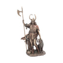 Bronzed Loki Norse Trickster God Figurine 35cm