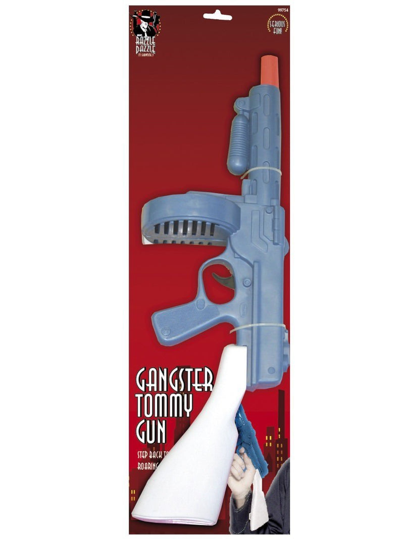 Gangsters Tommy Gun Blue 49cm Plastic