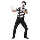 Gentleman Mime Artist Costume Adult Black_3 