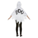 Ghost Hooded Cape Child White_2 
