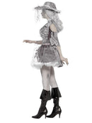 Ghost Ship Pirate Treasure Costume Adult White Grey Dress Hat 2