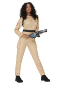 Ghostbusters Ladies Costume Adult Beige Jumpsuit 2