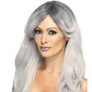Ghostly Glamour Wig Adult Grey_1 sm-44256