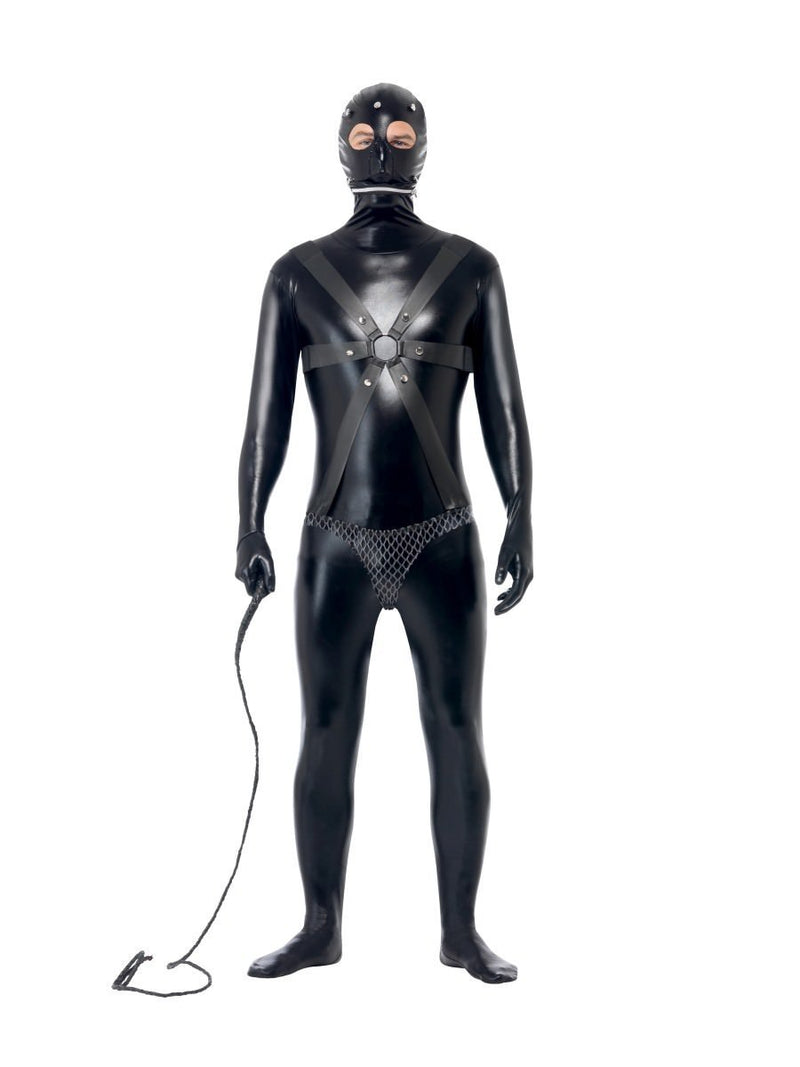 Gimp Costume Adult Black Bodysuit