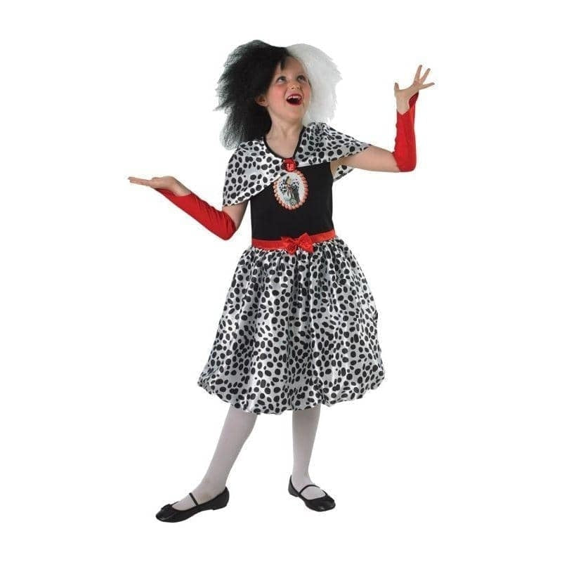 Girls Cruella De Ville Fancy Dress Costume_1 rub-8858479-10