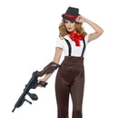 Glam Gangster Costume Adult Black Red_1 sm-24635M