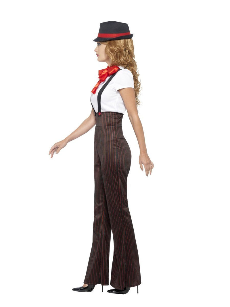 20s Glam Gangster Costume Adult Brown Red