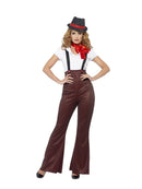 20s Glam Gangster Costume Adult Brown Red