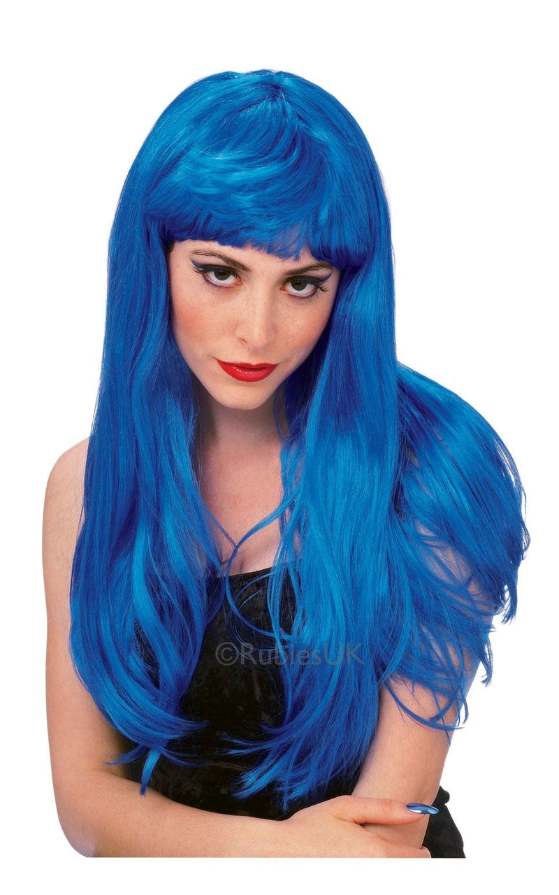 Glamour Ladies Wig Blue_1 rub-50420NS