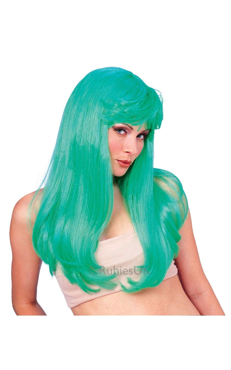 Glamour Ladies Wig Green_1 rub-50417NS