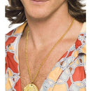 Gold Metal Medallion On Chain Adult_1 sm-99675