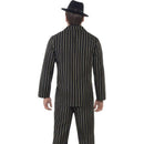 Gold Pinstripe Gangster Costume Adult Black White_2 sm-22414M