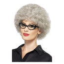 Granny Perm Wig Adult Grey_2 