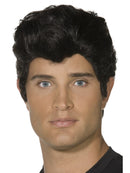 Danny Zuko Adult Black Wig Grease Costume Accessory